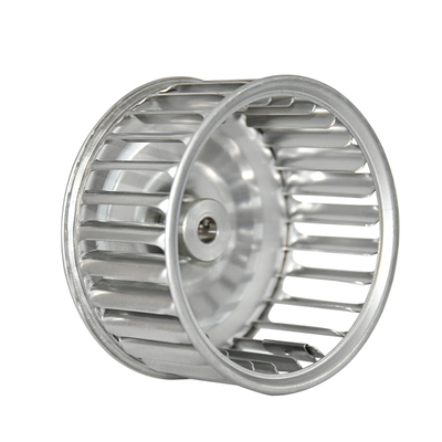 佑诚至信长轴电机离心风轮304不锈钢烤箱风轮耐高温风机配件