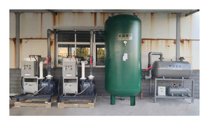 两台水环泵+储气罐+自动排水器