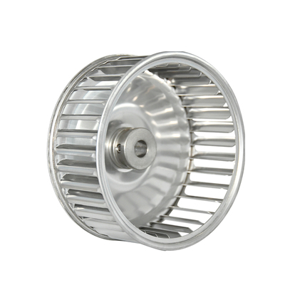 佑诚至信离心风轮304不锈钢烤箱风叶轮6寸耐高温风机配件插片式风机